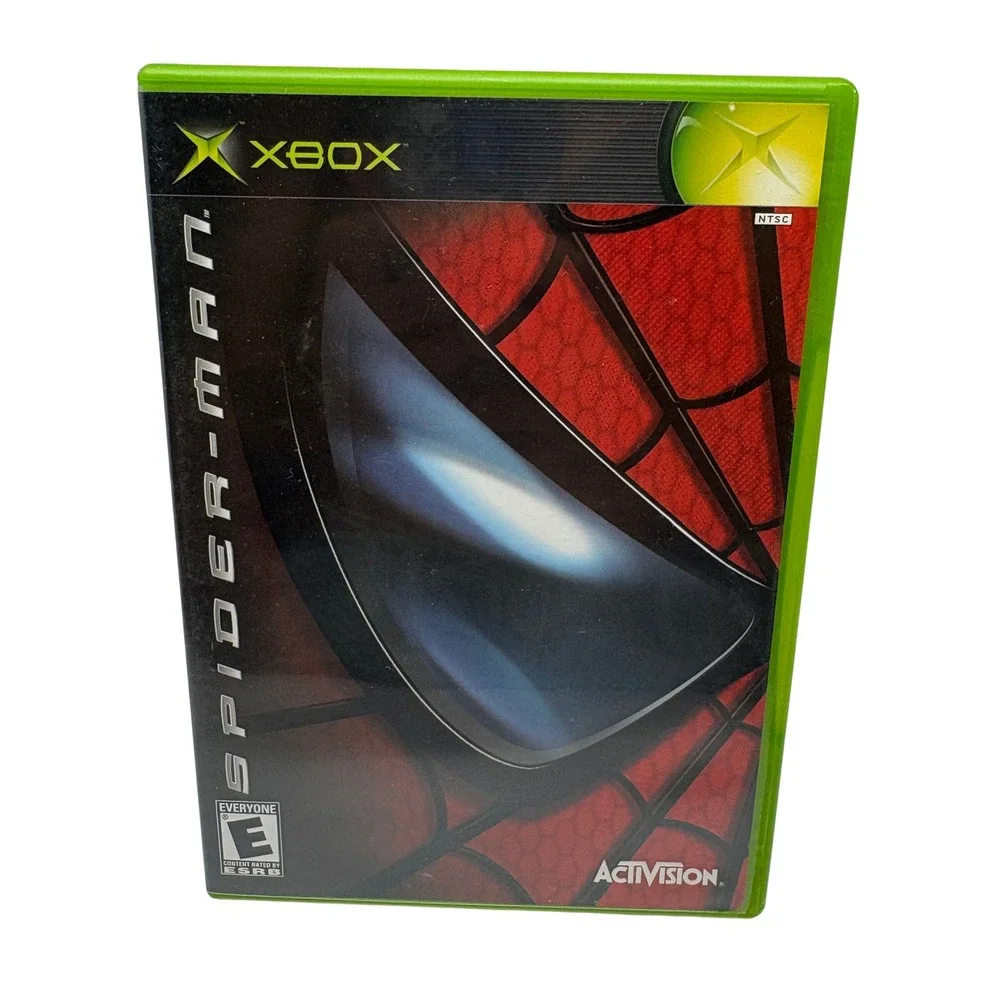 Spider-Man Video Game Original Xbox Black Green Action Activision